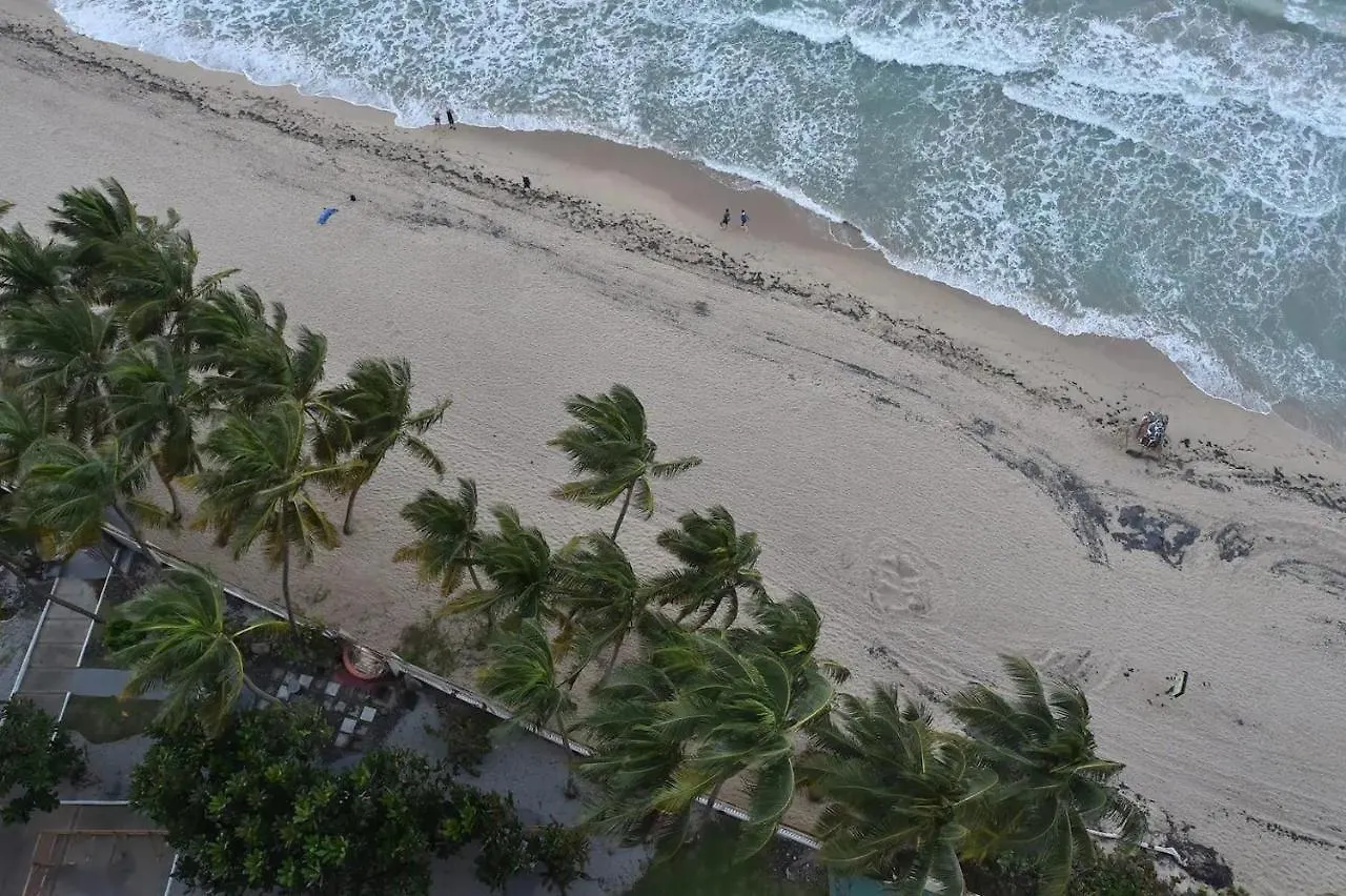 公寓 Kasa Las Palmas Ocean View Beachfront Condo Pool 圣胡安